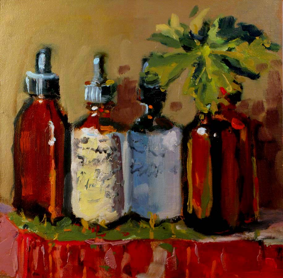 medicine bottles with geranium macrorrhizum | Bill Sharp ...